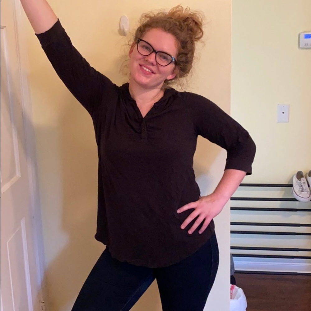 Black Hoodie Thin Material